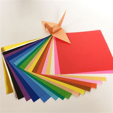 Origami Paper Sheets Multi Colored Paper Assortment 160 Etsy Canada