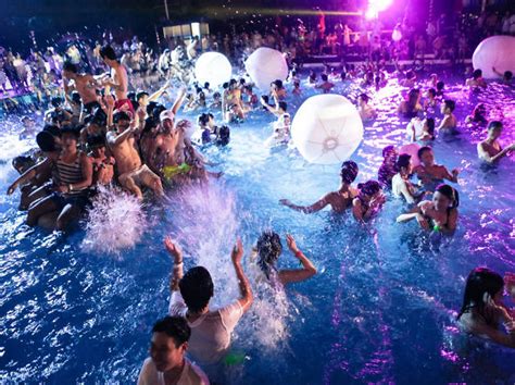 Walkerhill Bikini Pool Party Nightlife In Seoul