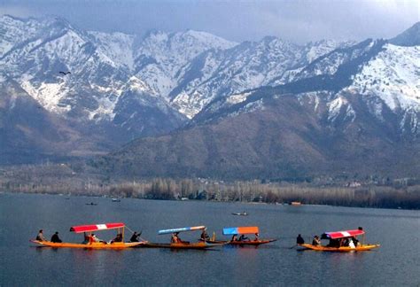 Amazing Dal Lake In Srinagar City Jewel In The Crown Of Kashmir India