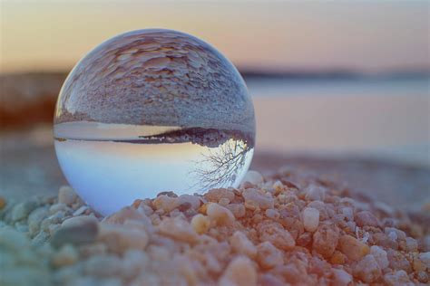 Sunset Through A Crystal Ball Photograph By Sandi Kroll