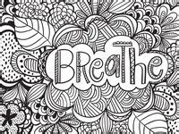 Words Colouring Pages For Adults