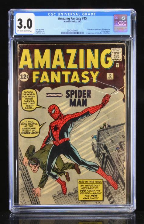 Amazing Fantasy 15 Spider Man Marvel Comic Book