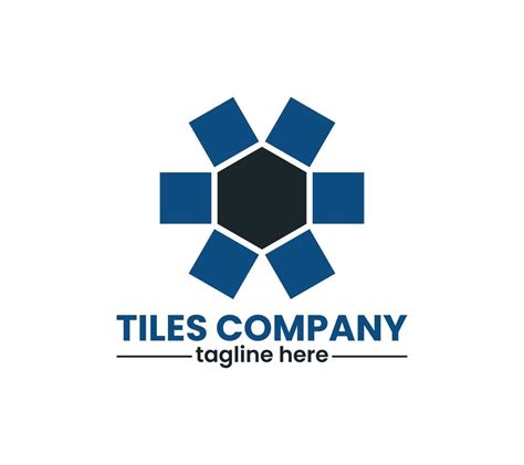 Tiles Logo Design On White Background Vector Illustration 22919409