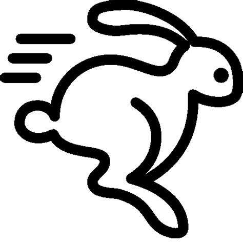 Animals Running Rabbit Icon Ios 7 Iconpack Icons8