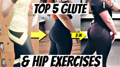 Top 5 Glute And Hip Exercises Grow Your Lower Body Butt Workout Youtube