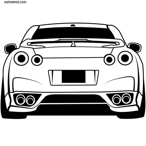 Nissan coloring pages. Print or download for free.