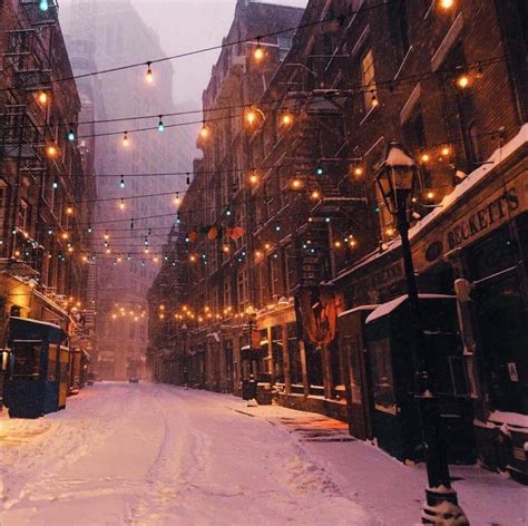 City Winter Snow Atmosphere Живописные фотографии Туристическая