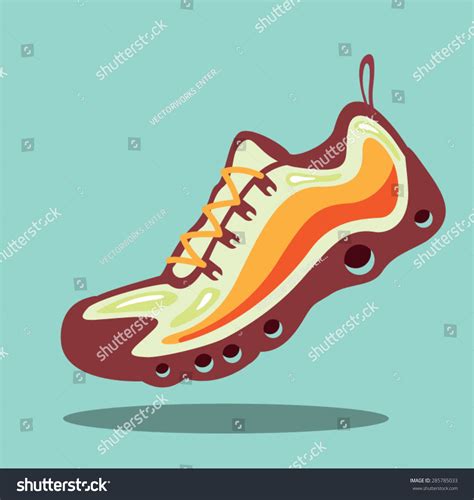 Sport Running Shoe Vector Stock Vector Royalty Free 285785033