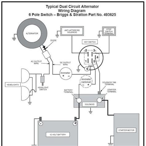 Lawn Mower 7 Terminal Ignition Switch Wiring Diagram