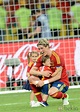 Fernando Torres, con sus hijos Leo y Nora, celebra la victoria de la ...