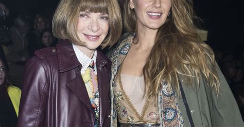 Anna Wintour Et Blake Lively Défilé De Mode Christian Dior Prêt à Porter Printemps été 2019 à