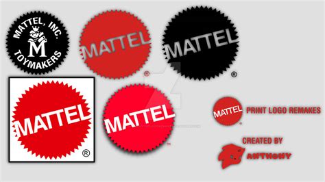 Mattel Print Logo Remakes By Anthonythelogoremake On Deviantart