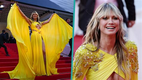 Heidi Klum Has Wardrobe Malfunction On Cannes Film Festival Red Carpet Access