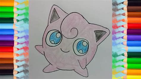 How To Draw Jigglypuff From Pokemon Step By Step Easy