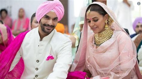 Neha Dhupia And Angad Bedi Are Wife And Husband Now See Pics From Wedding Bollywood