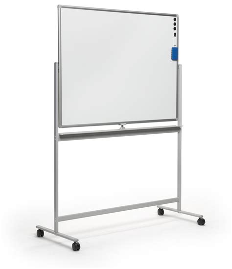Rolling Whiteboard 48” X 36” Magnetic Surface