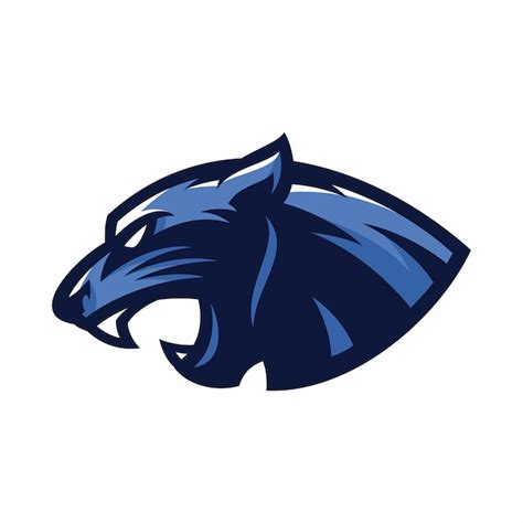 Animal Head Panther Vector Logo Icon Illustration Mascot Vector