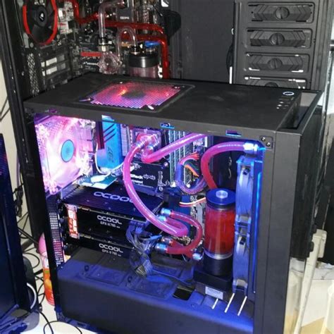 Custom Water Cooling For Gaming Pcdesktopcomputer Electronics On