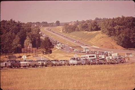 Traffic On Highway 25 Exit Off Of Interstate 65 September 1972 Ohio
