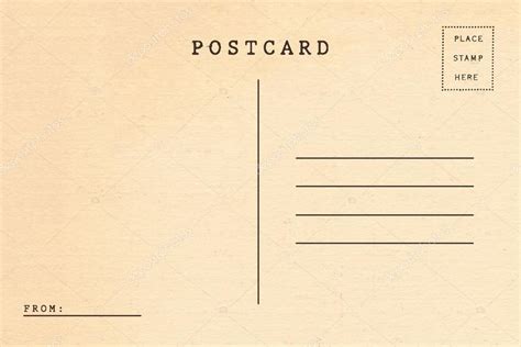 Back Of Vintage Blank Postcard Stock Photo By ©ztudiototo 97058440