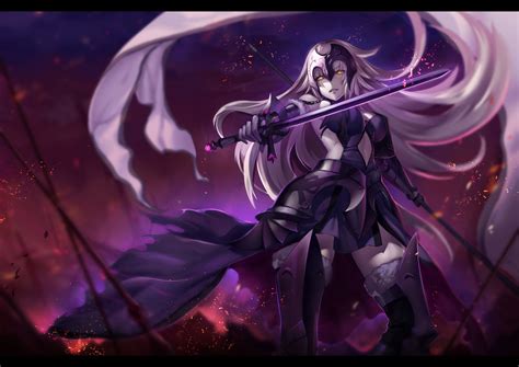 Anime Fategrand Order Jeanne Darc Alter Jeanne Darc Fondo De