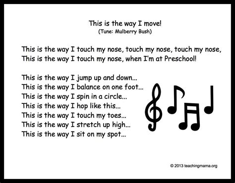 10 Preschool Transitions Songs And Chants To Help Your
