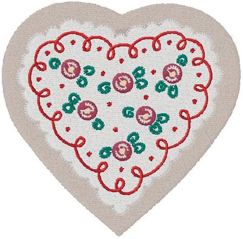 Heart Machine Embroidery Design Free Embroidery Design