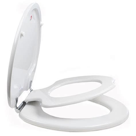Topseat Tinyhiney Childrens Elongated Closed Front Toilet Seat In