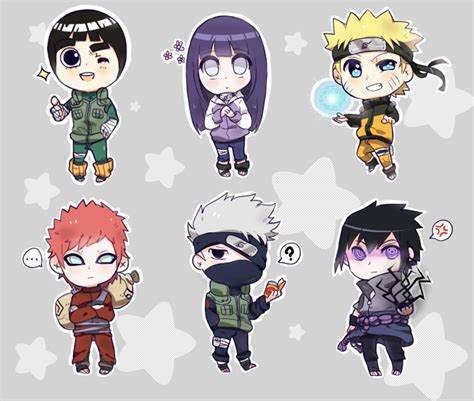 Naruto Chibi Stickers By Osu24 7 On Deviantart
