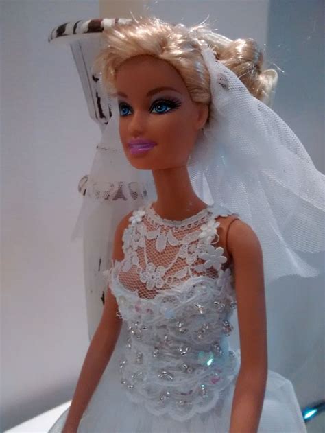 Boneca Noiva Barbie Com Vestido Branco Luigi Fashion Dolls Elo7 Em 2023 Casamento Barbie
