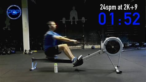 Indoor Rowing Workout 4321234mins With Rate Ladder From
