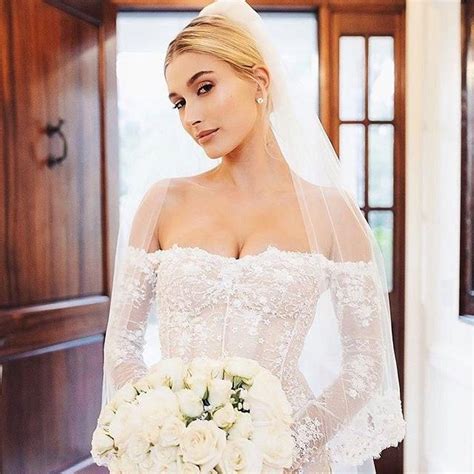 Hailey Bieber Dazzles In Her Wedding Dress Fashionblog