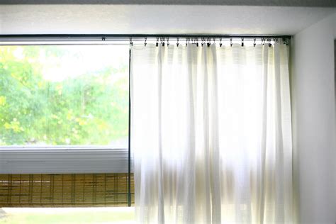 The space is small, and one of the walls that the shower curtain rod would mount to has a piece of window trim. Finally, a simple, sleek ceiling mount curtain rod ...