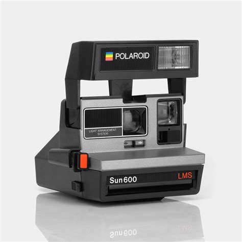 Polaroid 600 Sun600 Lms Silver And Black Instant Film Camera Retrospekt