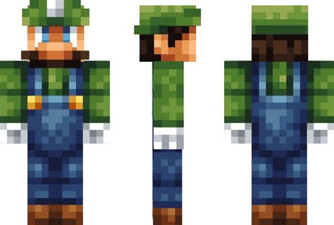 Luigi Super Smash Bros Minecraft Skin Minecraft Pinterest Super