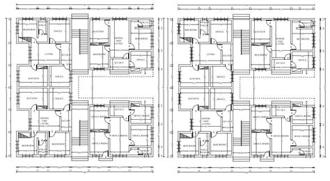 Apartment Design Plans With Basic Working Drawing Autocad File Free