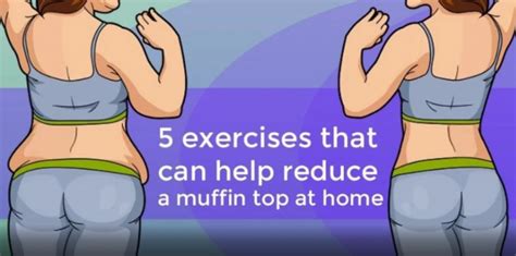 5 exercises that can help you reduce a muffin top at home