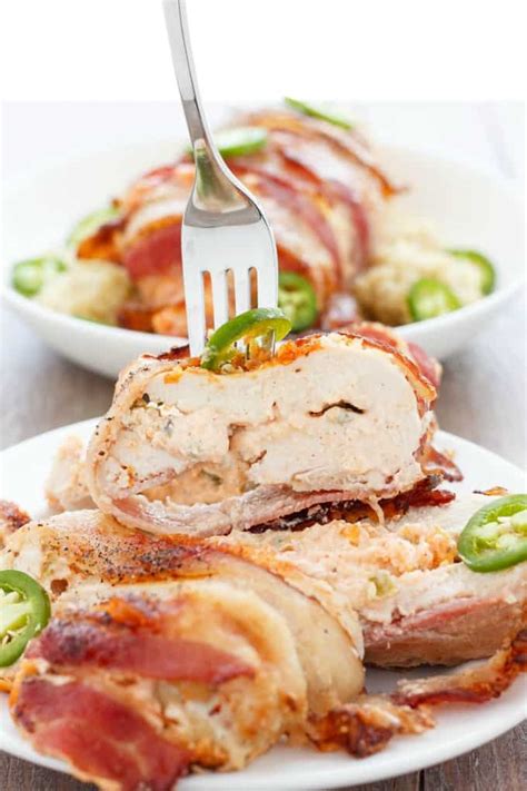 Jalapeno Popper Stuffed Chicken The Cookie Writer