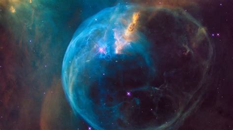 Nasas Hubble Telescope Discovers A 4 Million Year Old Giant Bubble Nebula