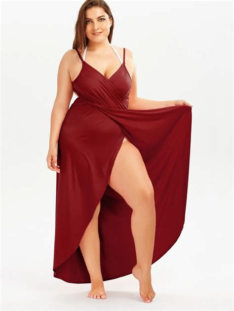 Aliexpress Com Buy Kenancy Plus Size Sexy Beach Wrap Cover Up Dress
