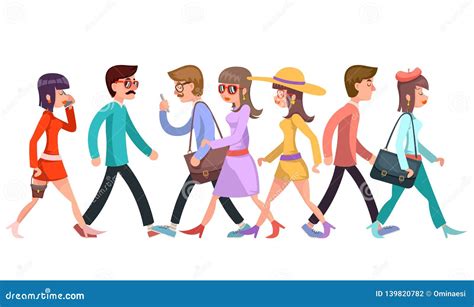 Top 157 Cartoon People Walking