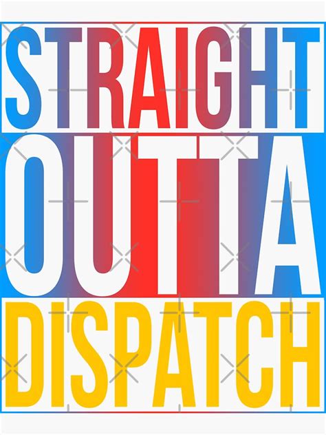 911 Dispatcher Dispatch Sticker By Lenew Redbubble