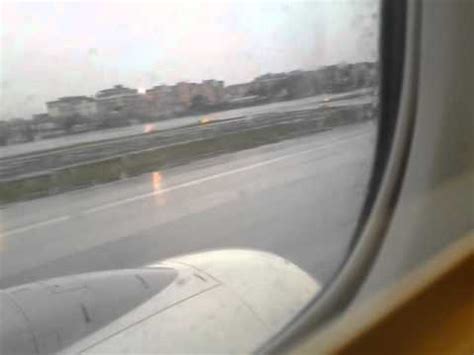 Take Off On Ciampino Airport Ryanair Youtube