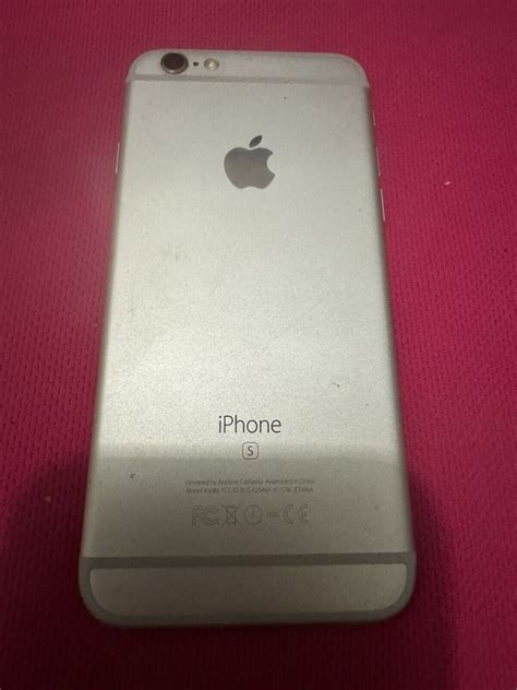 Apple Iphone 6s 64gb Silver Unlocked A1688 Cdma Gsm