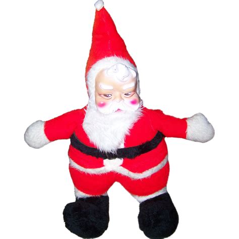 Vintage Christmas Stuffed Plush 24 Inch Santa Claus Premier Toy Mfg
