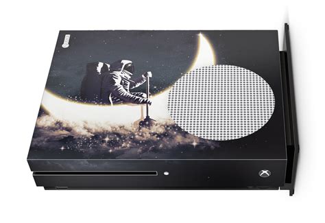 Sail The Moon Xbox One S Space Galaxy Console Skin Sticker Wrap Vgf