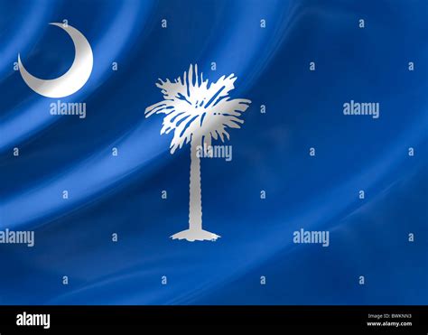South Carolina State Flag Stock Photo Alamy
