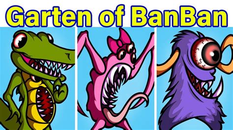New Monsters Garten Of Banban Leaks Concepts In Fnf Friday Night