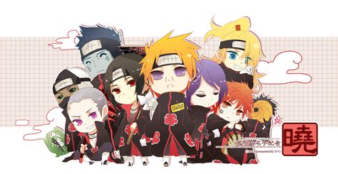 47 Akatsuki Members Chibi Wallpaper Pengembara Konoha