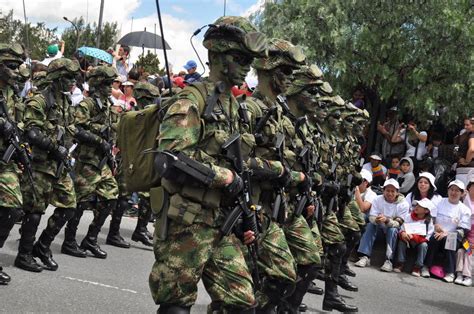 Colombian Army Special Forces During An Independence Day Parade 2019